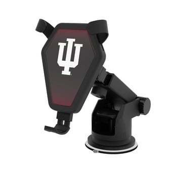 Keyscaper Indiana Hoosiers Linen Print Wireless Car Charger