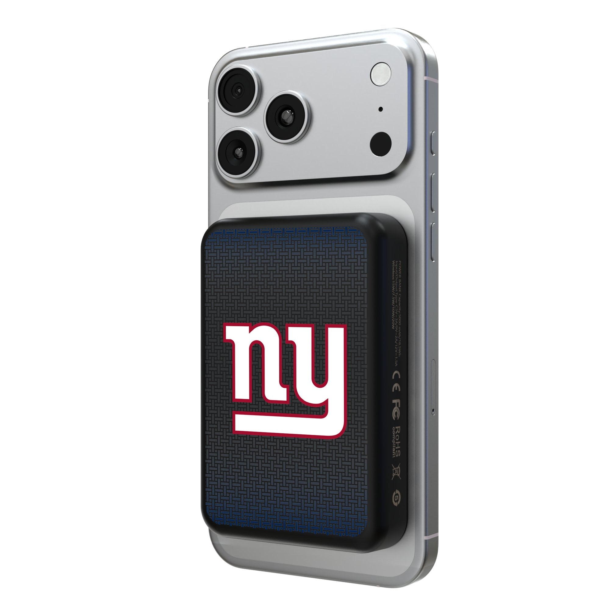 Keyscaper New York Giants Wireless Magnetic Power Bank