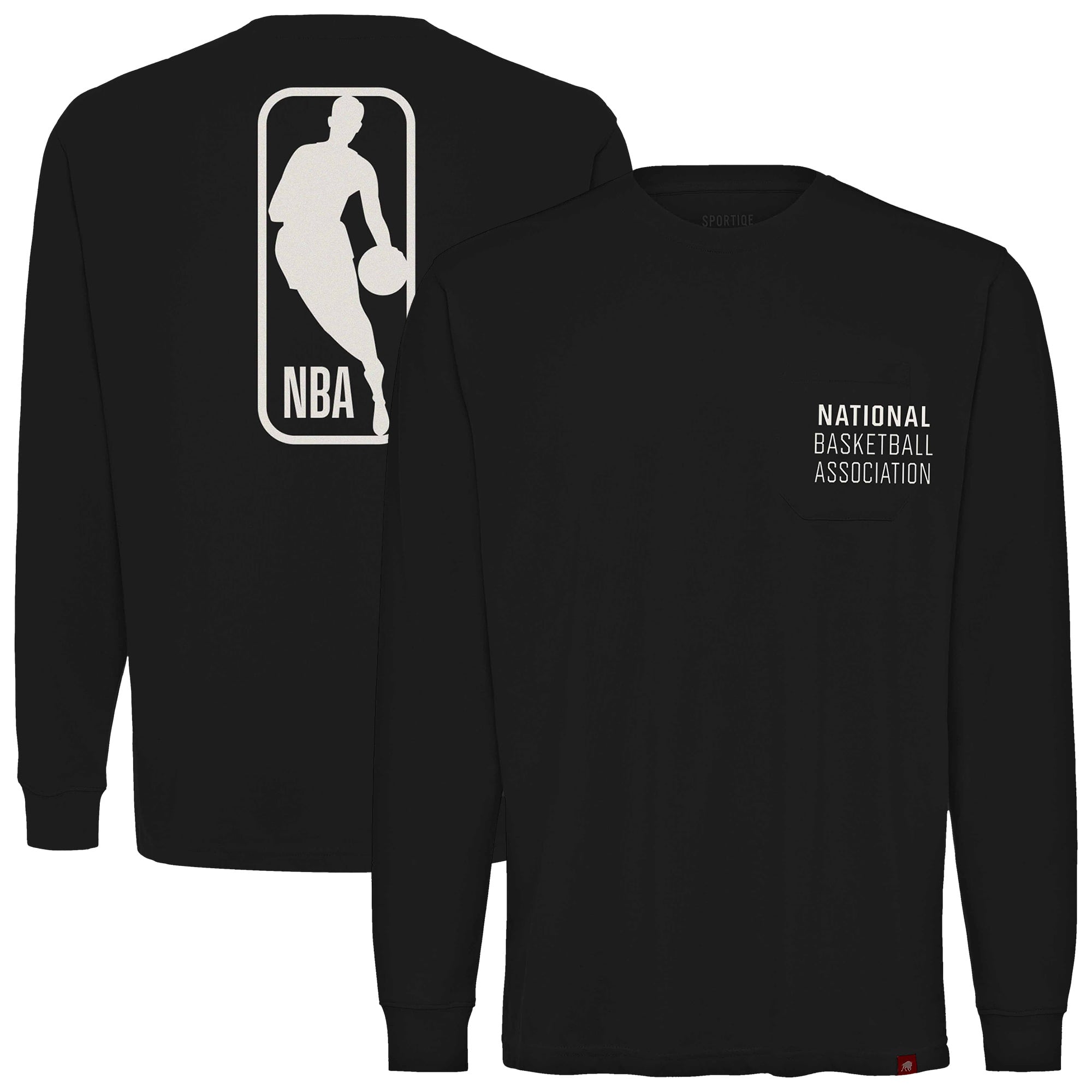 Unisex Sportiqe Black NBA Wales Long Sleeve T-Shirt