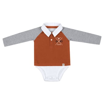 Infant Colosseum Texas Orange Texas Longhorns Pete Rugby Bodysuit