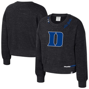 Girls Youth Colosseum  Charcoal Duke Blue Devils Just a Minute Sweatshirt