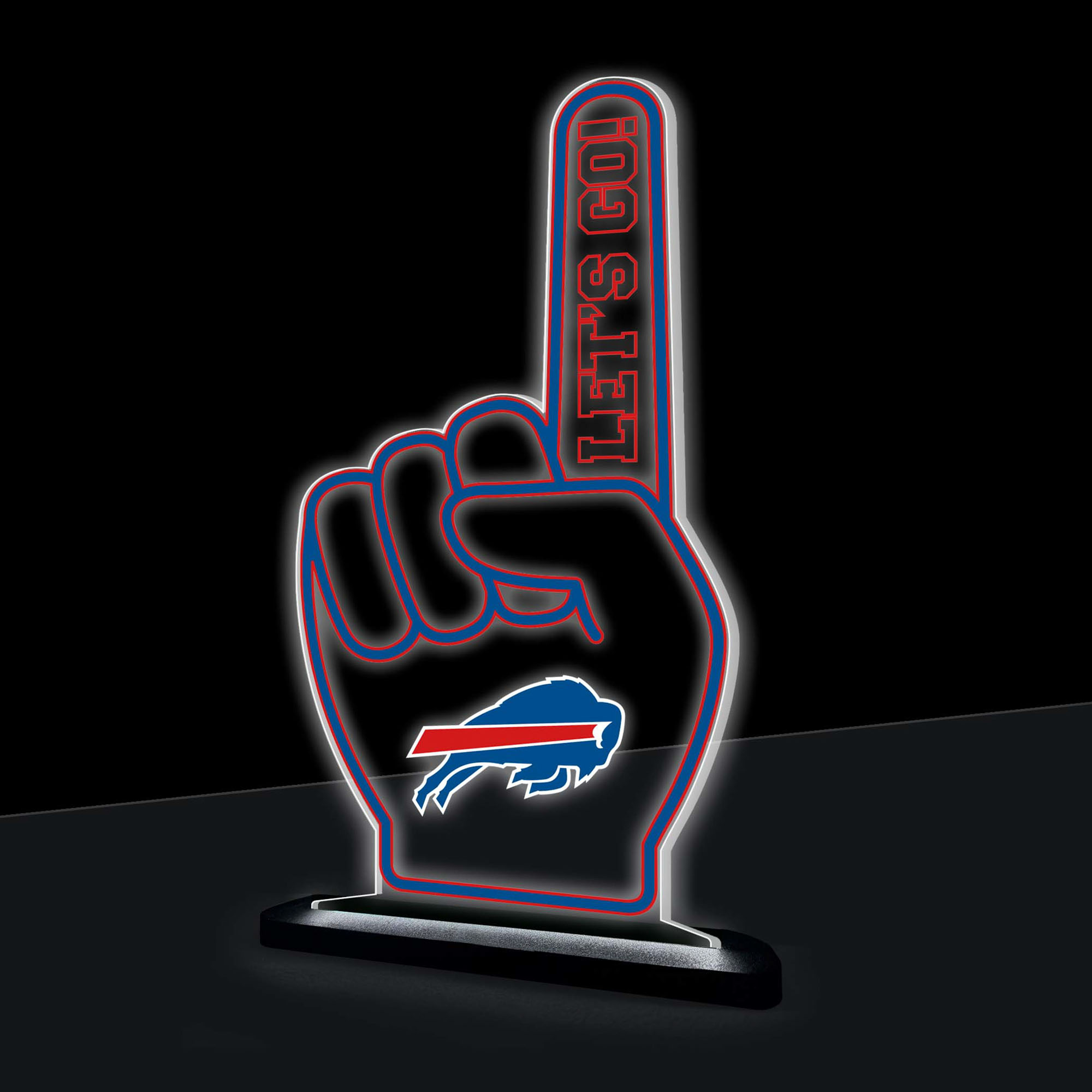 Buffalo Bills 10" LED Tabletop Foam Finger Desklite Sign