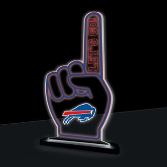 Buffalo Bills 10" LED Tabletop Foam Finger Desklite Sign