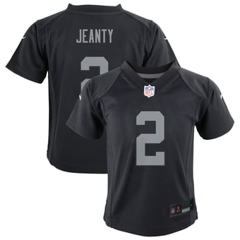 Infant Nike Ashton Jeanty Black Las Vegas Raiders Team Game Jersey
