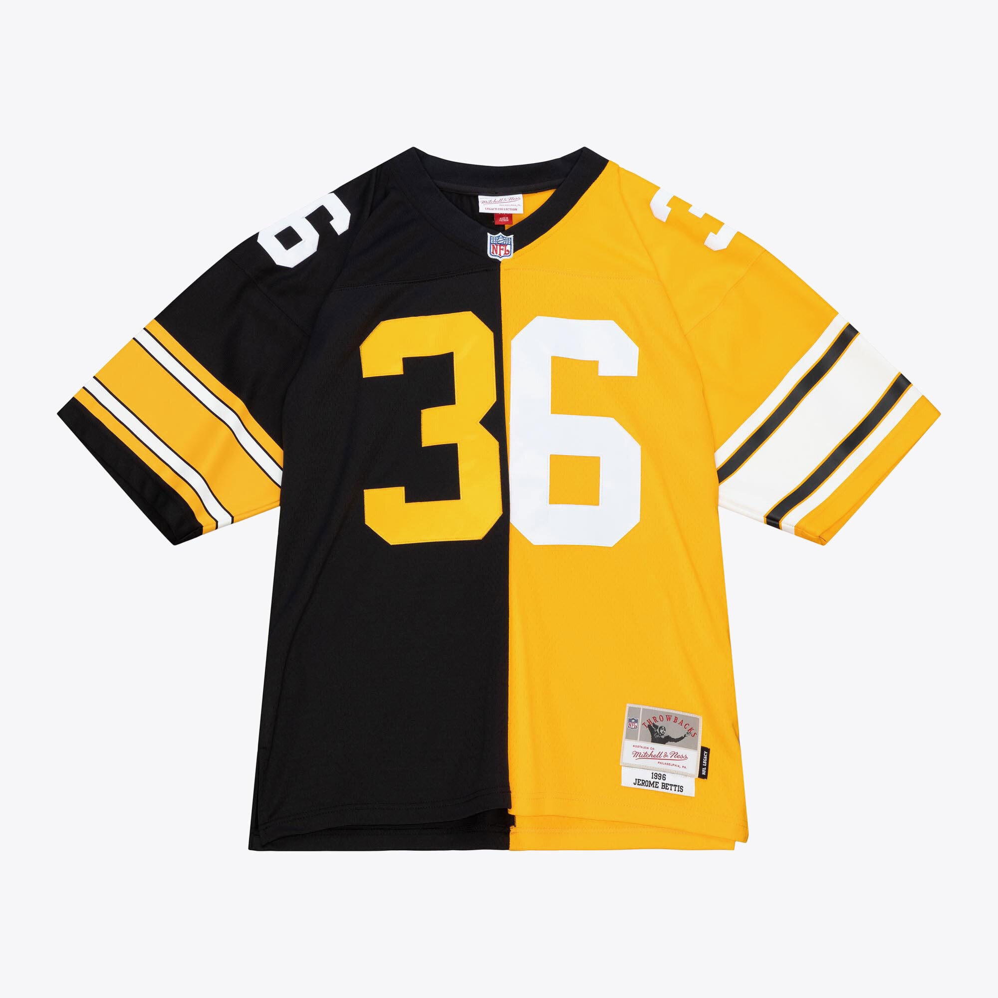Pittsburgh Steelers Mitchell & Ness Jerome Bettis 1996 Maglia Split Legacy – Uomo