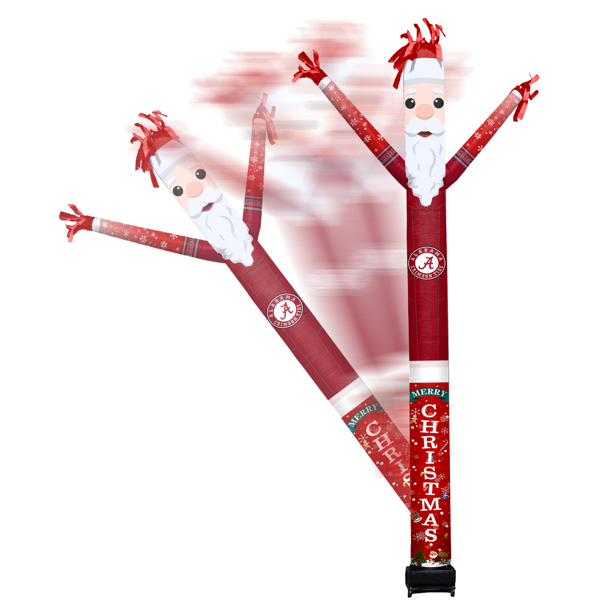 Alabama Crimson Tide Santa Claus Inflatable Crazy Sports Fan