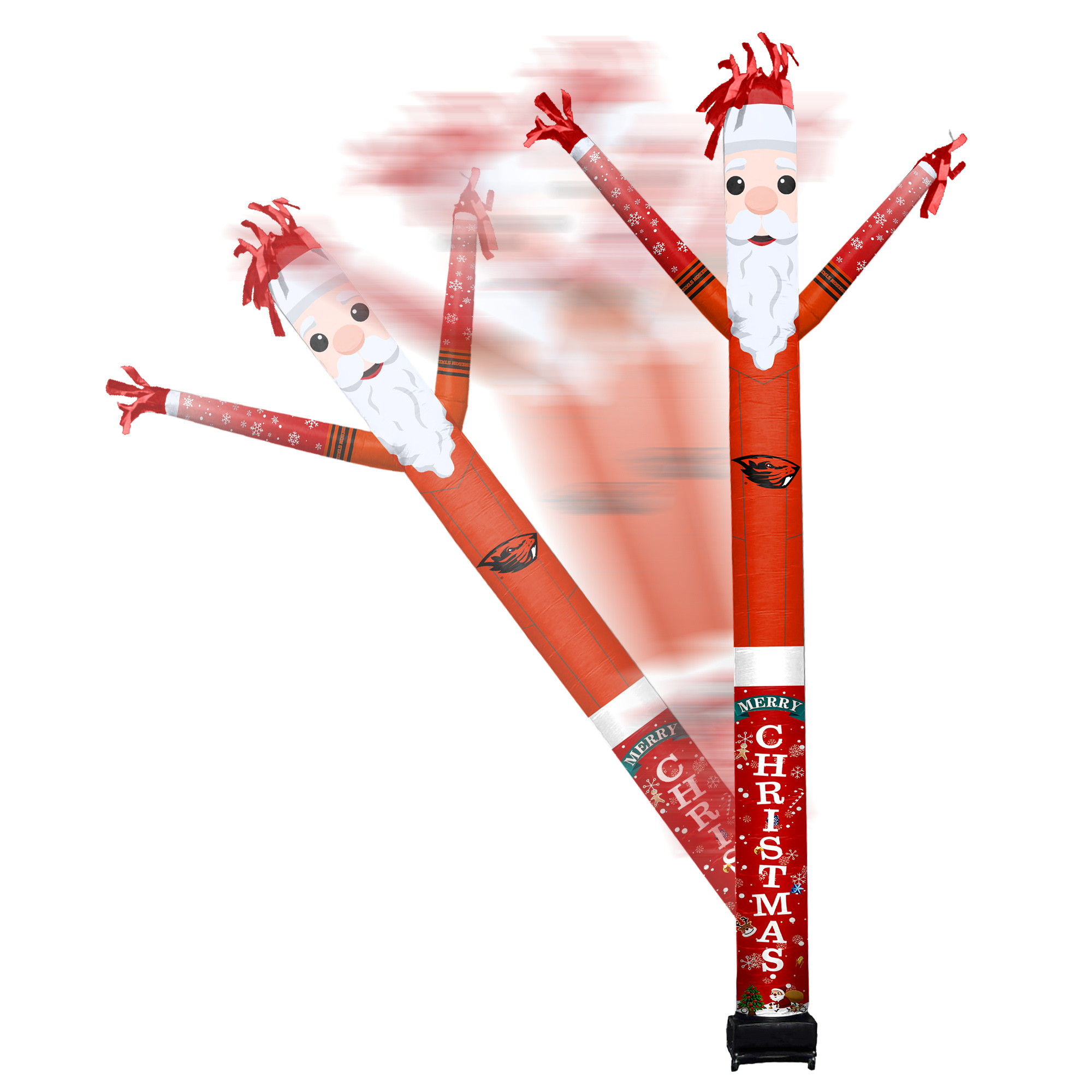 Oregon State Beavers Santa Claus Inflatable Crazy Sports Fan