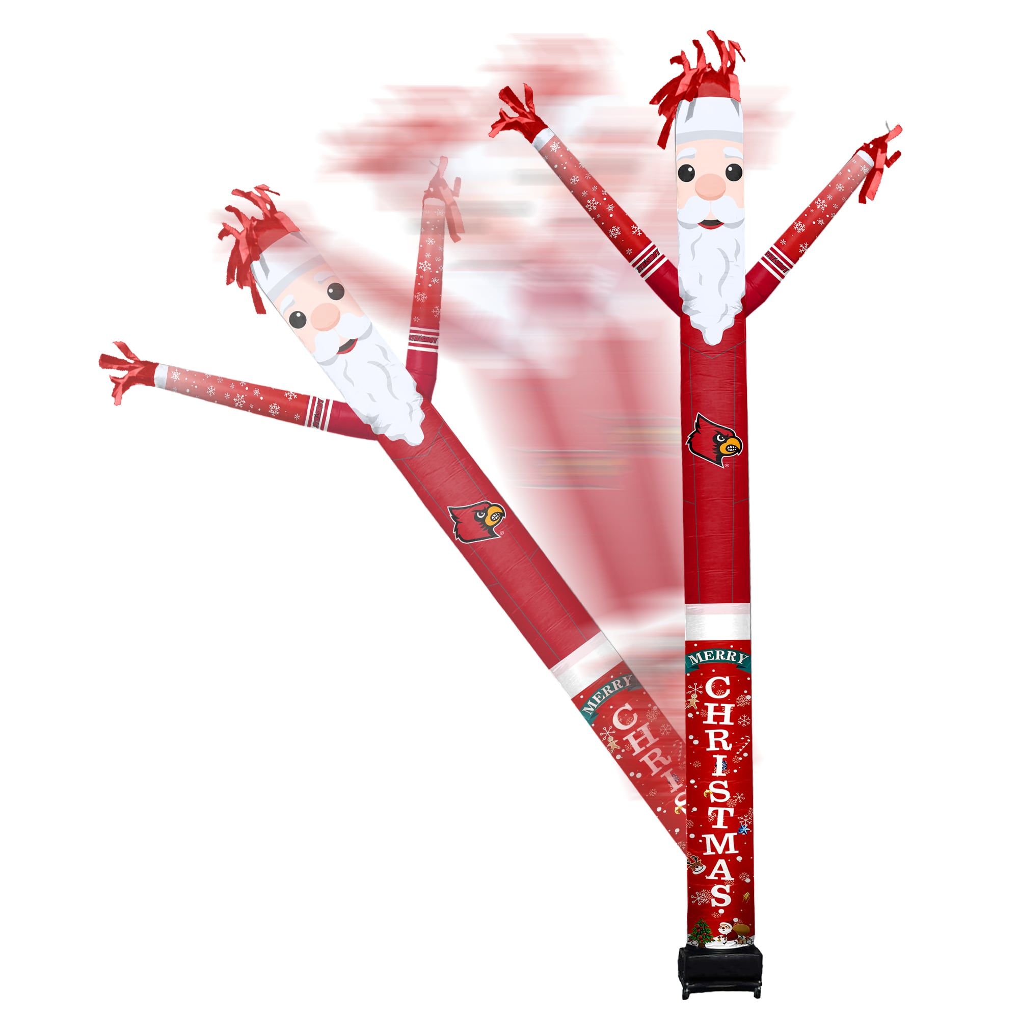 Louisville Cardinals Santa Claus Inflatable Crazy Sports Fan