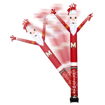 Maryland Terrapins Santa Claus Inflatable Crazy Sports Fan