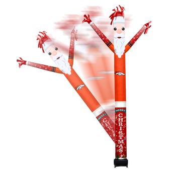 Denver Broncos Santa Claus Inflatable Crazy Sports Fan