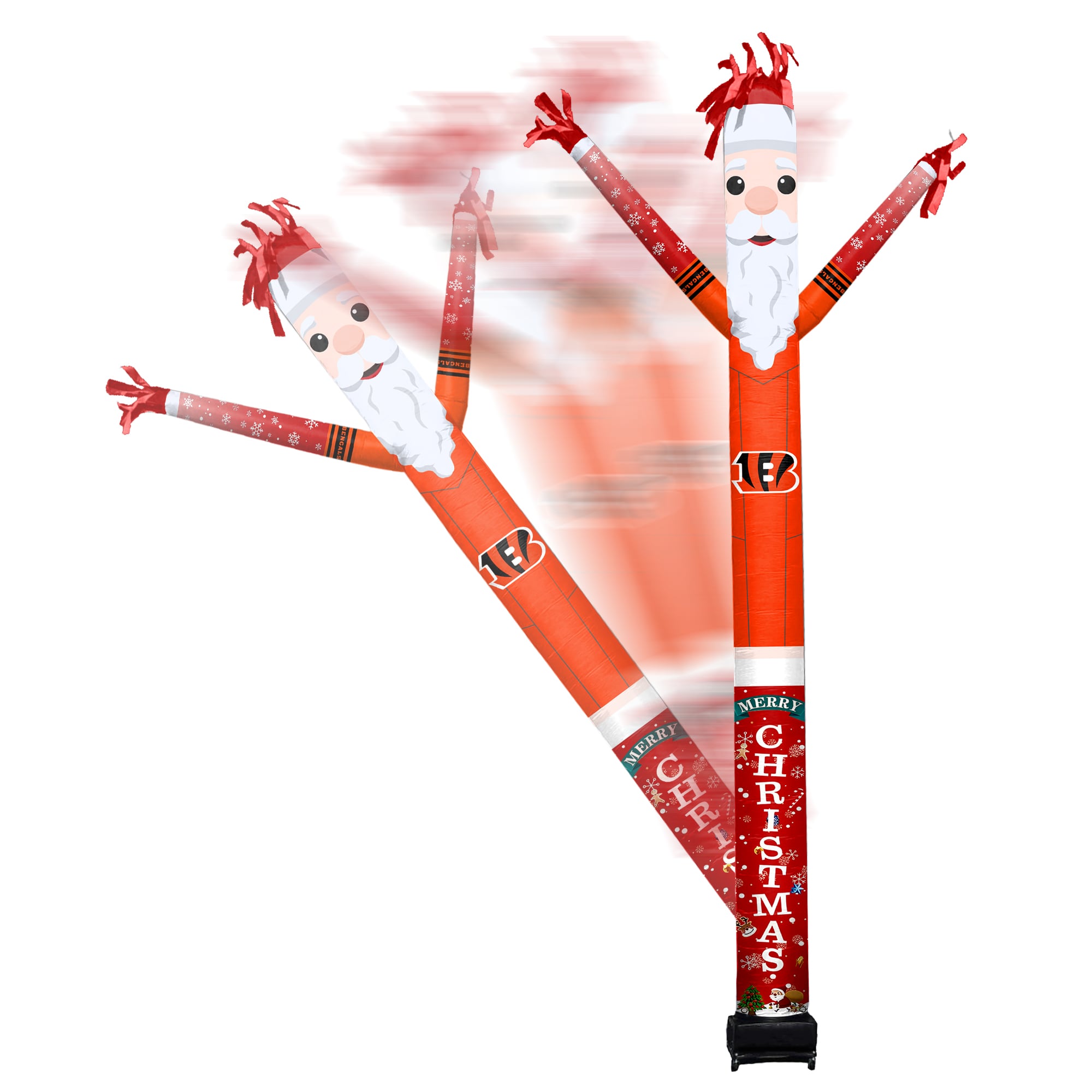Cincinnati Bengals Santa Claus Inflatable Crazy Sports Fan