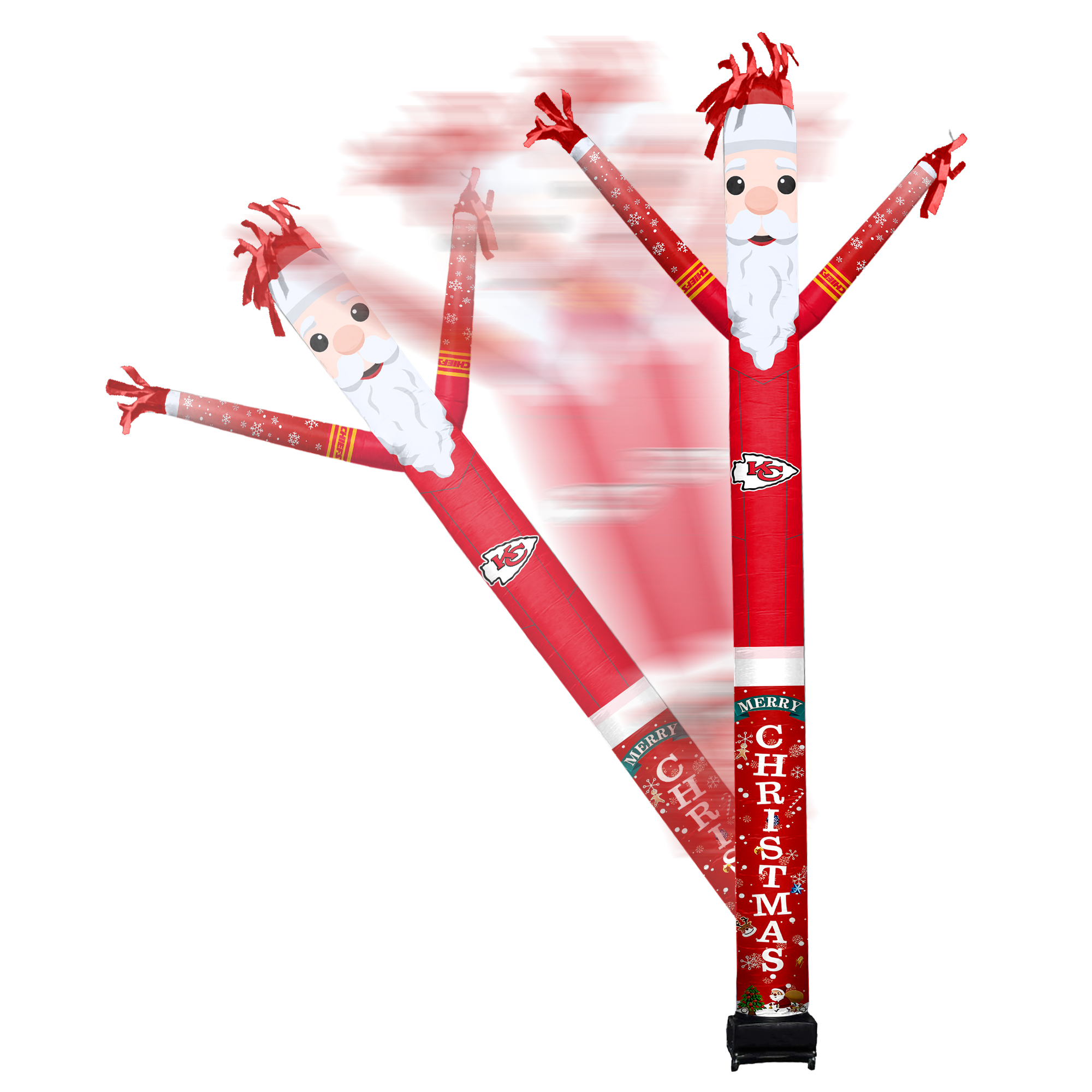 Kansas City Chiefs Santa Claus Inflatable Crazy Sports Fan Kansas City Chiefs Santa Claus Inflatable Crazy Sports Fan