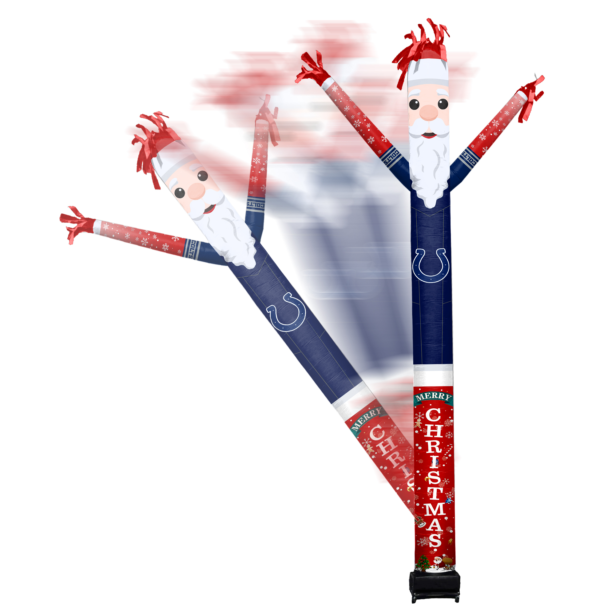 Indianapolis Colts Santa Claus Inflatable Crazy Sports Fan