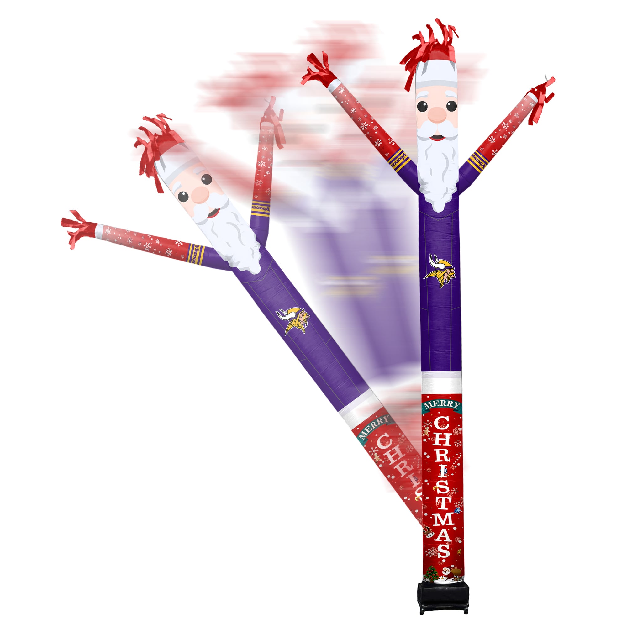 Minnesota Vikings Santa Claus Inflatable Crazy Sports Fan