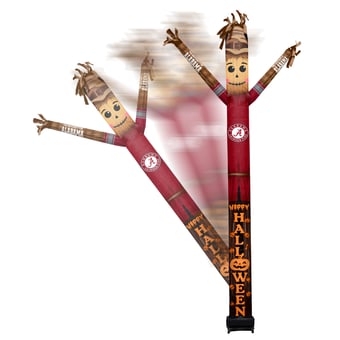 Alabama Crimson Tide Halloween Scarecrow Inflatable Crazy Sports Fan