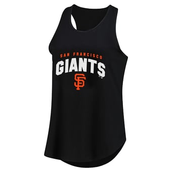 Women's Profile Black San Francisco Giants Plus Size Wordmark Racerback Scoop Neck Tank Top