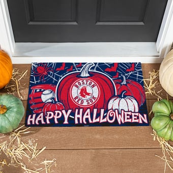 Boston Red Sox 28" x 16" Happy Halloween Turf Door Mat