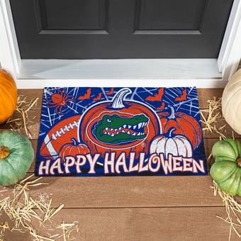 Florida Gators 28" x 16" Happy Halloween Turf Door Mat