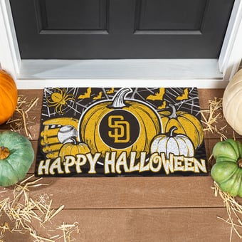 San Diego Padres 28" x 16" Happy Halloween Turf Door Mat