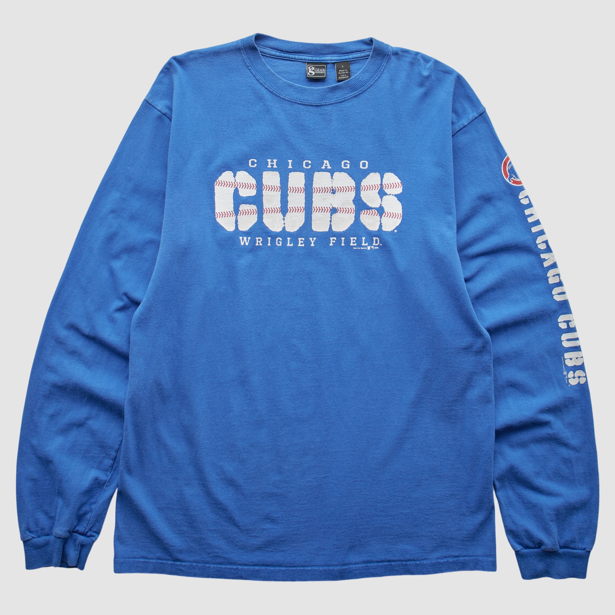 Chicago Cubs Gear 2008 Pullover Sweatshirt - Blue - S by Fanatics Real Vintage