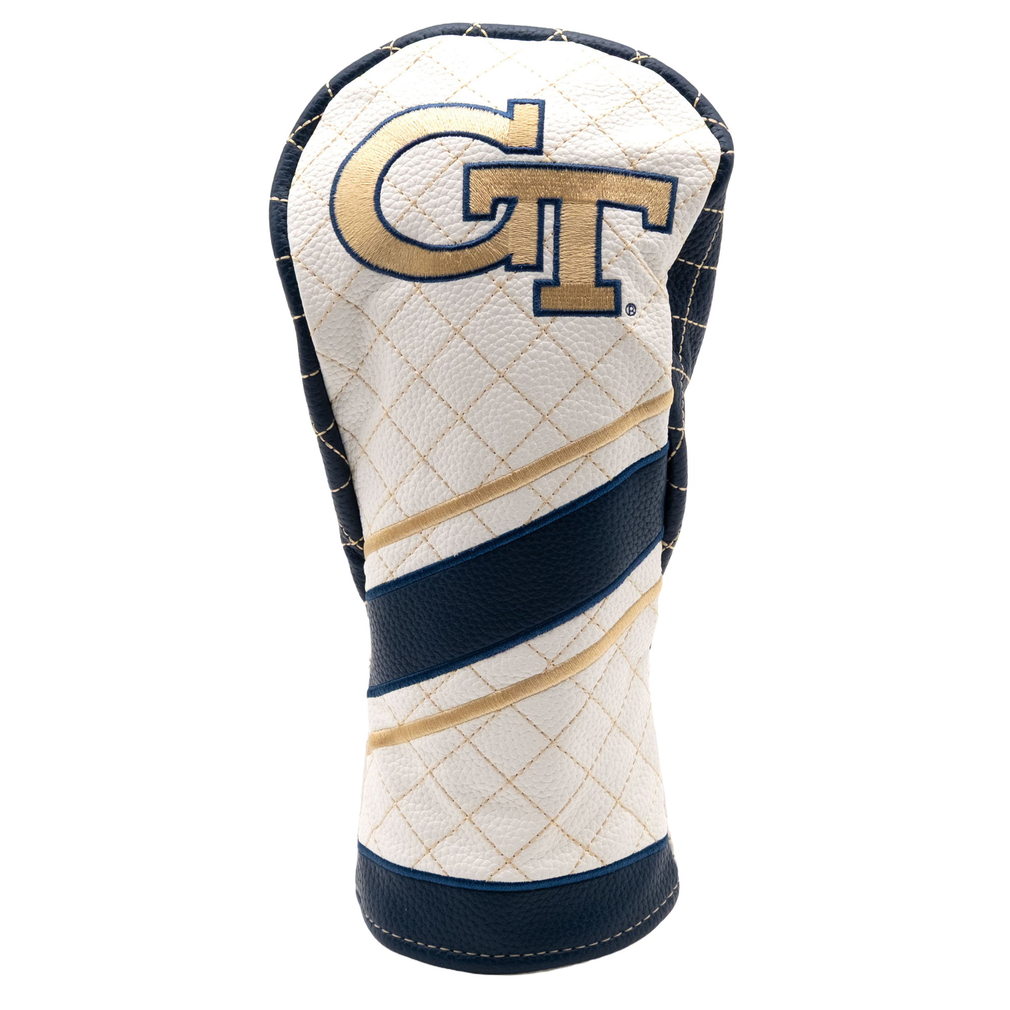 Georgia Tech Yellow Jackets Striped Quilted Fairway Headcover