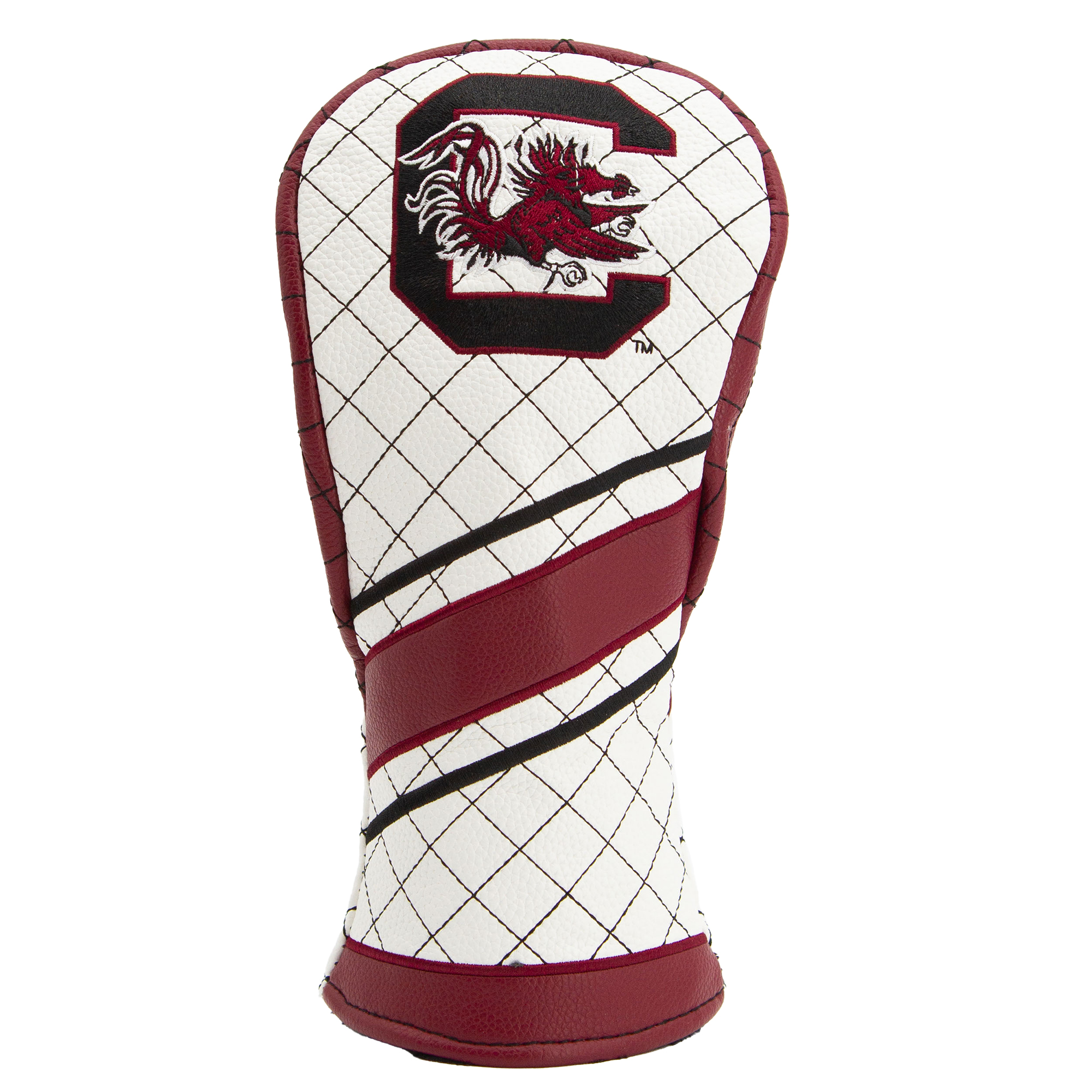 South Carolina Gamecocks Striped Quilted Fairway Headcover