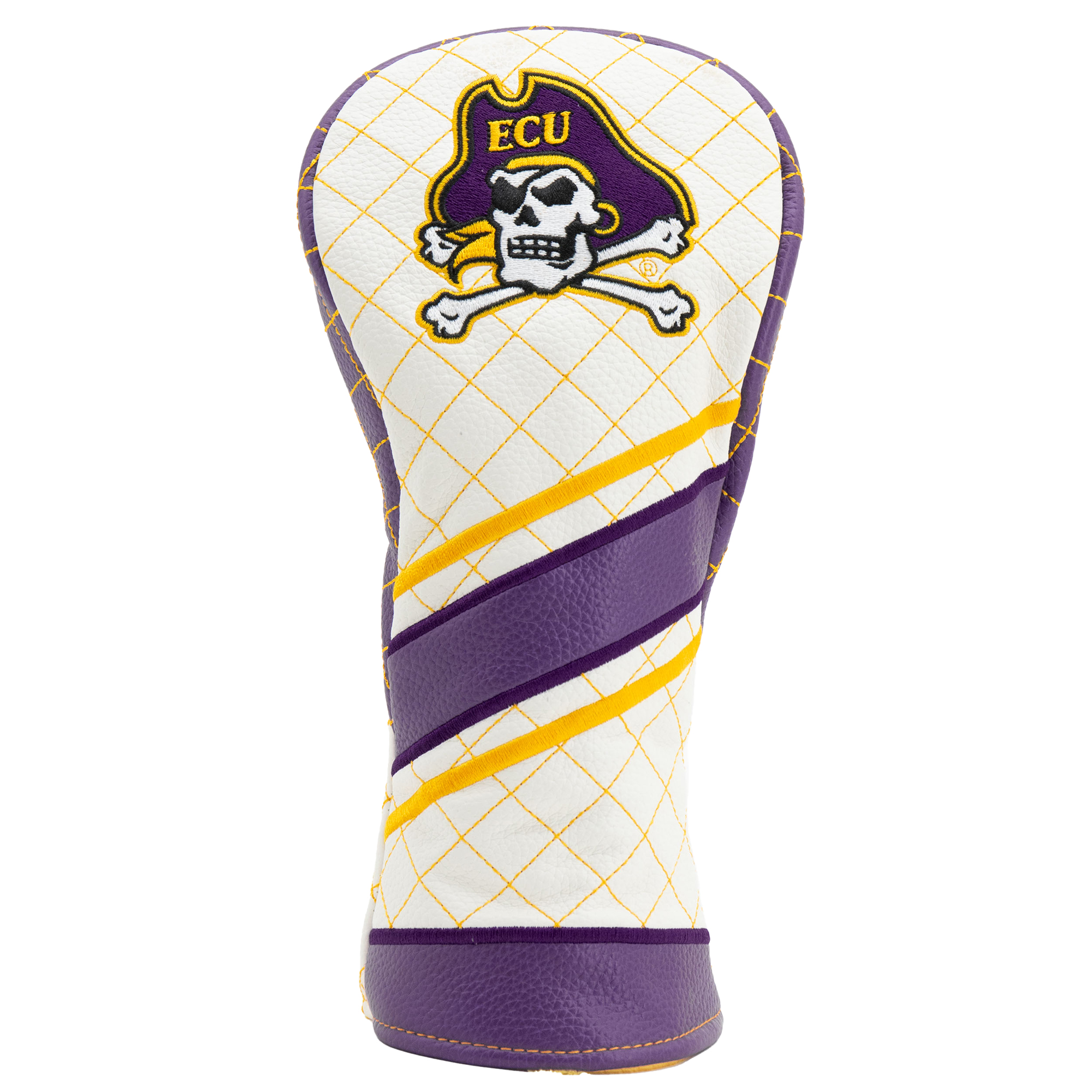 ECU Pirates Striped Quilted Fairway Headcover ECU Pirates Striped Quilted Fairway Headcover