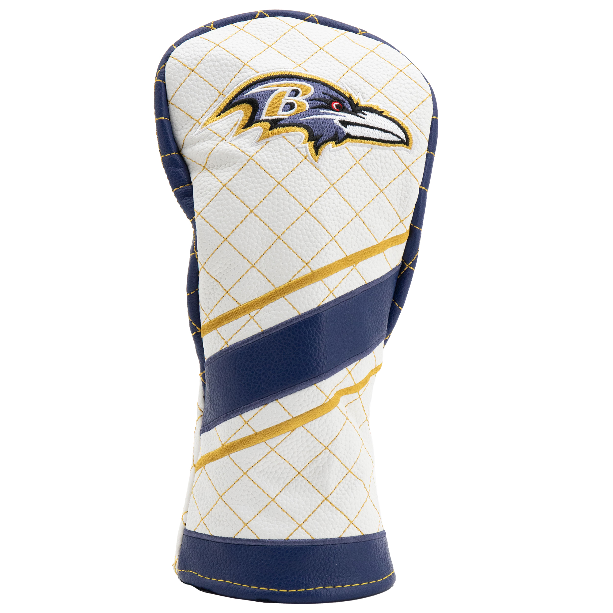 Baltimore Ravens Striped Quilted Fairway Headcover Baltimore Ravens Striped Quilted Fairway Headcover