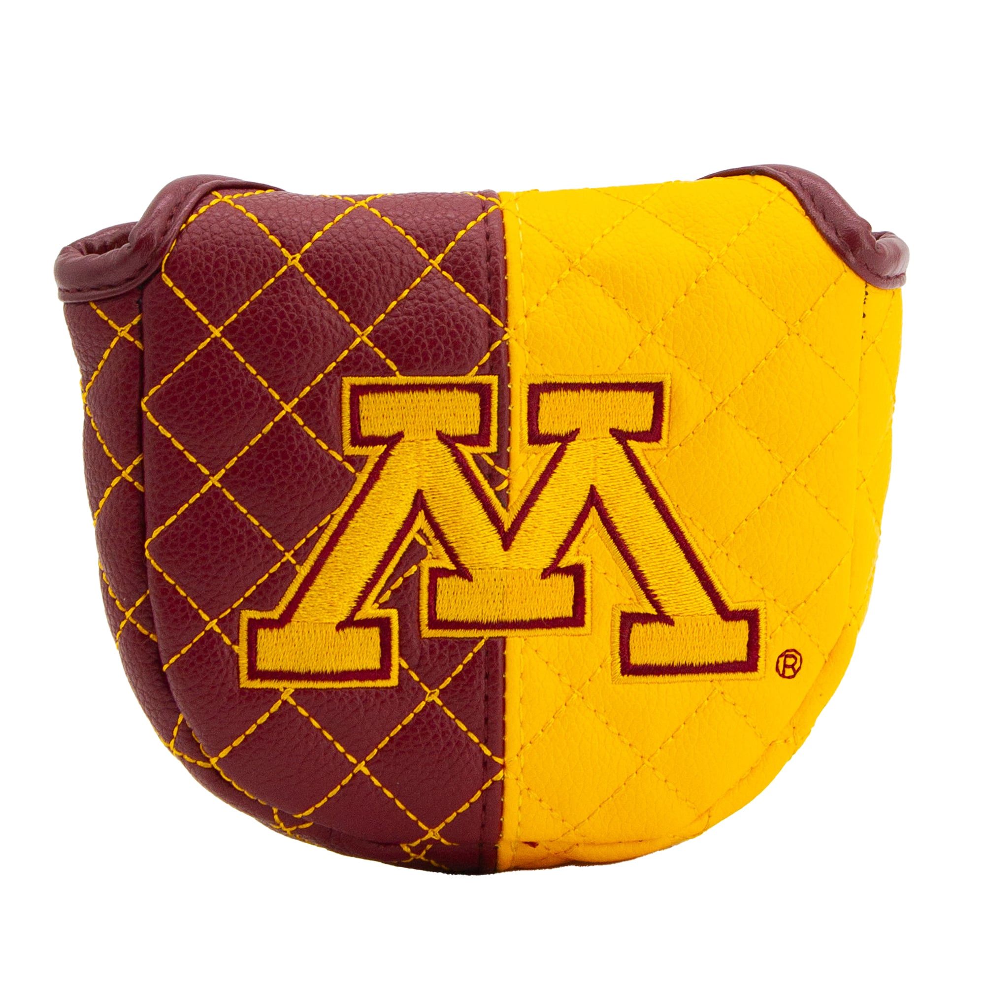 Minnesota Golden Gophers Quilted Mallet Putter Cover