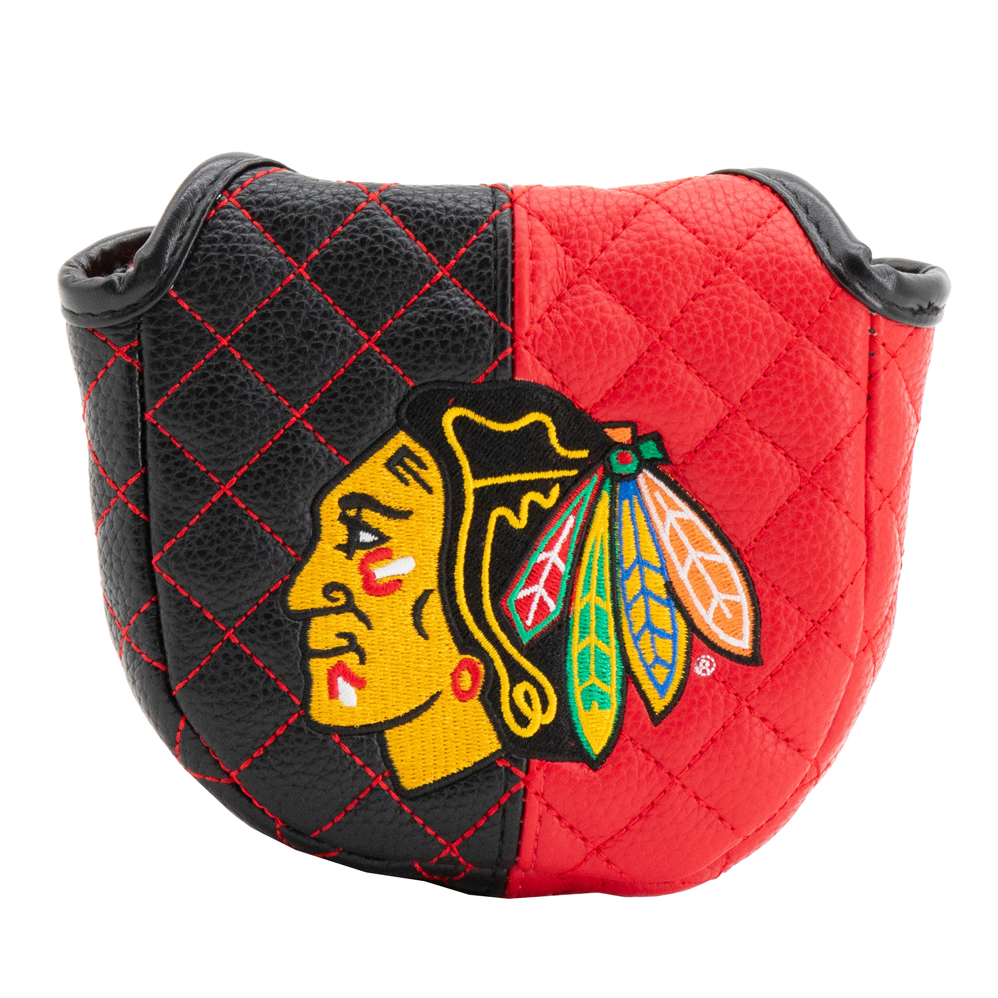 Chicago Blackhawks Quilted Mallet Putter Cover Chicago Blackhawks Quilted Mallet Putter Cover