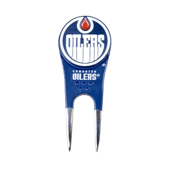 Edmonton Oilers Shaped Divot Tool