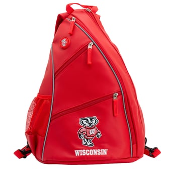 Wisconsin Badgers Embroidered Team Pickleball Backpack