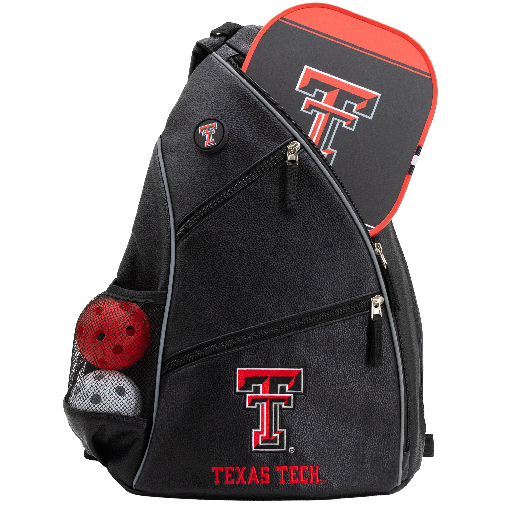 Texas Tech Red Raiders Embroidered Team Pickleball Backpack Texas Tech Red Raiders Embroidered Team Pickleball Backpack