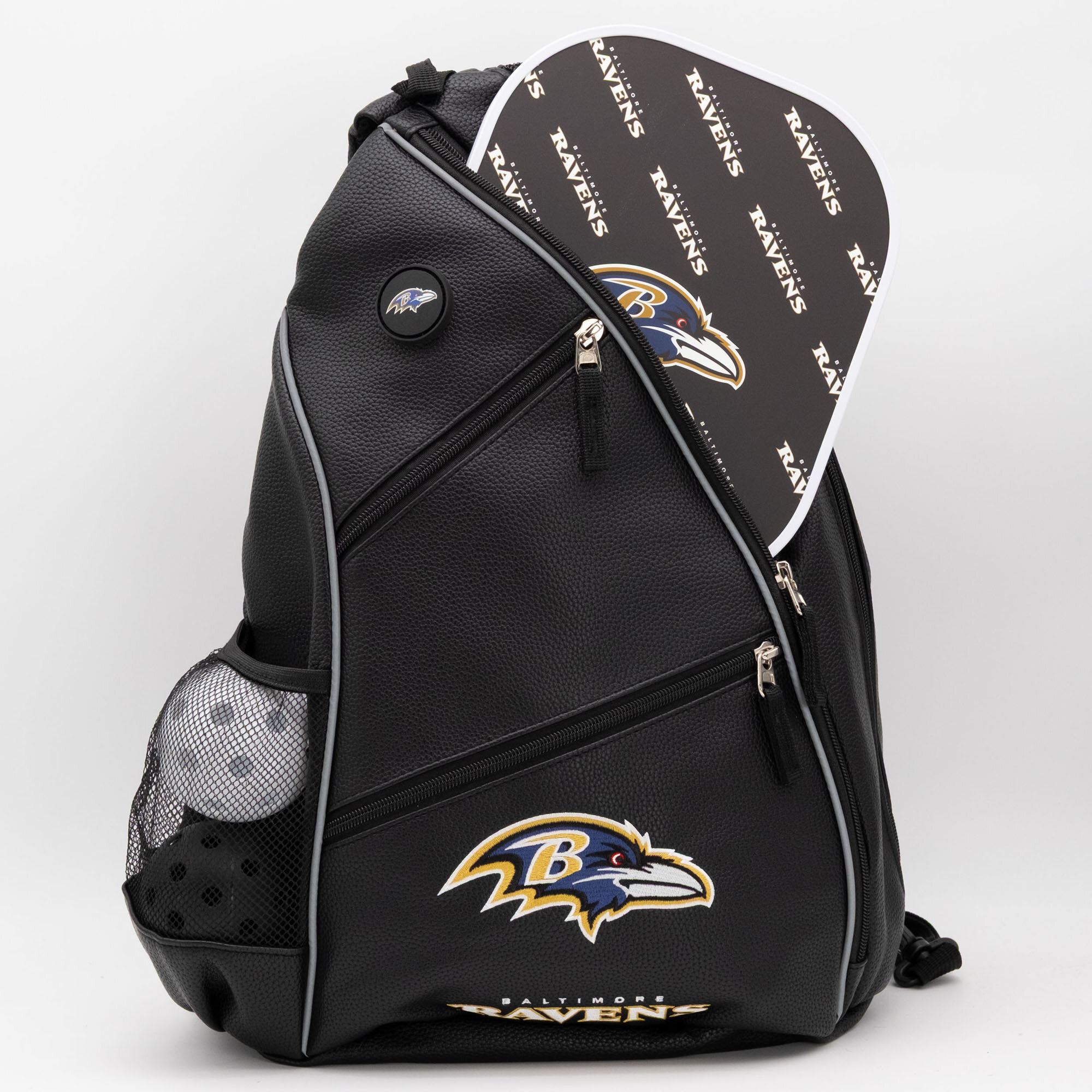 Baltimore Ravens Embroidered Team Pickleball Backpack Baltimore Ravens Embroidered Team Pickleball Backpack