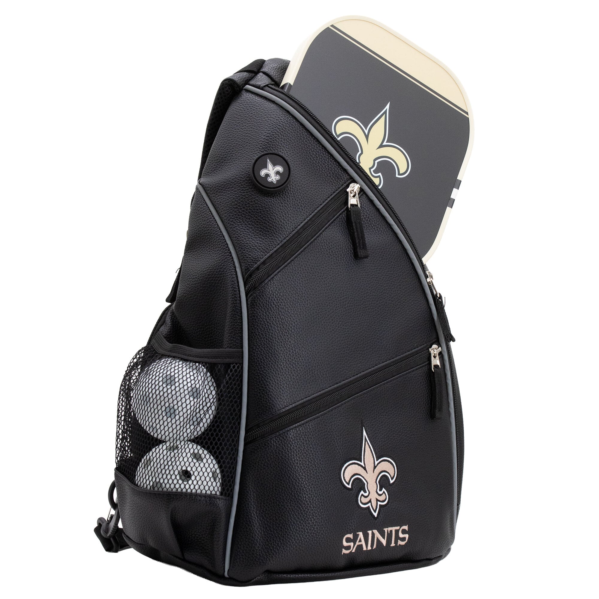 New Orleans Saints Embroidered Team Pickleball Backpack