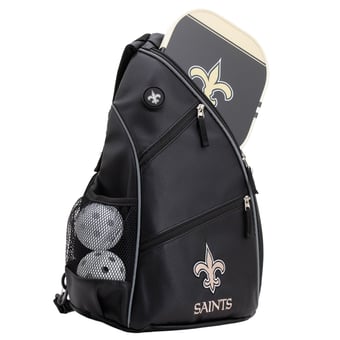 New Orleans Saints Embroidered Team Pickleball Backpack