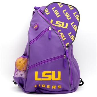 LSU Tigers Embroidered Team Pickleball Backpack