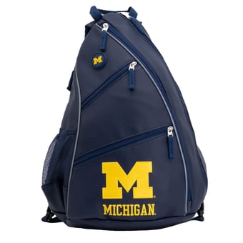 Michigan Wolverines Embroidered Team Pickleball Backpack