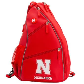 Nebraska Huskers Embroidered Team Pickleball Backpack