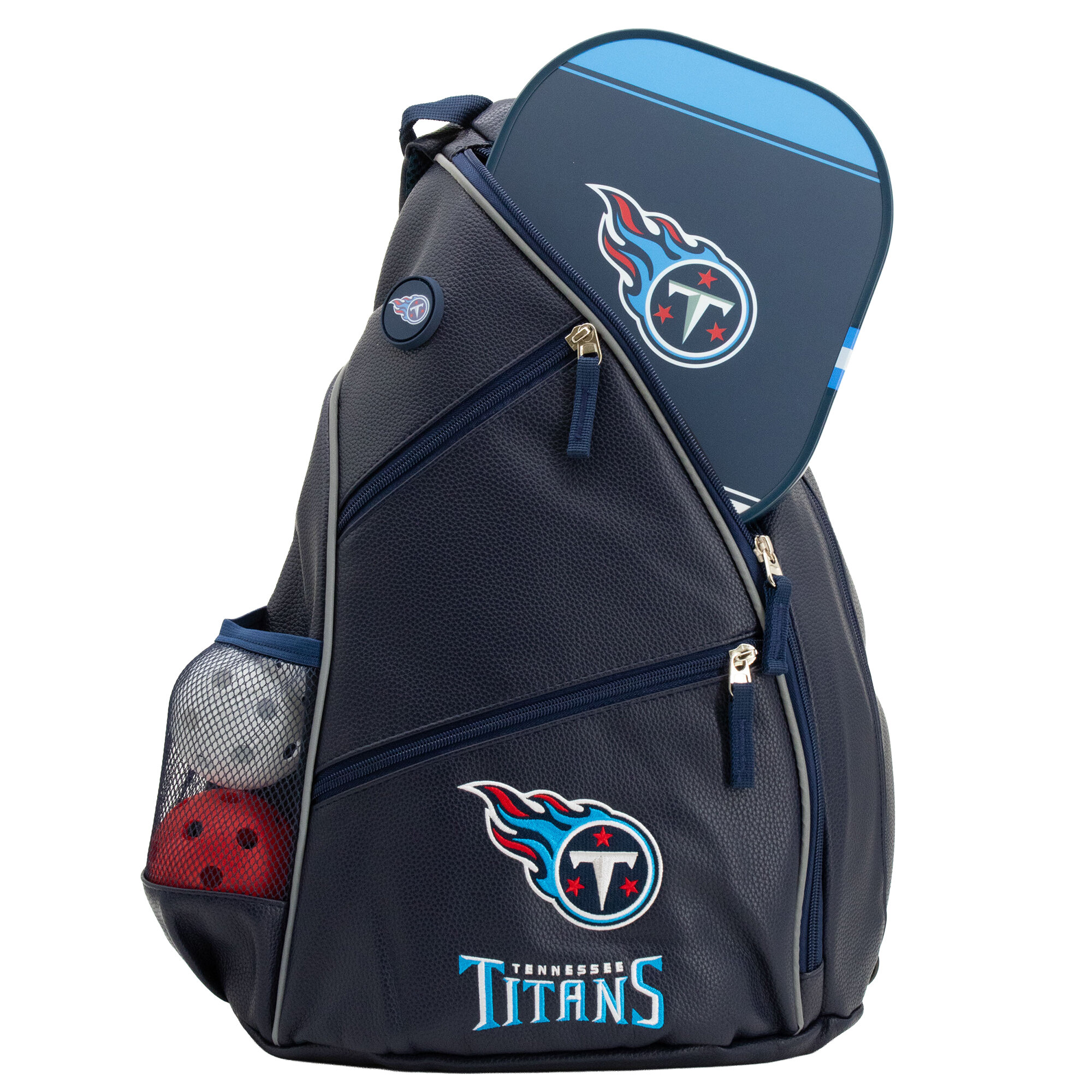 Tennessee Titans Embroidered Team Pickleball Backpack Tennessee Titans Embroidered Team Pickleball Backpack