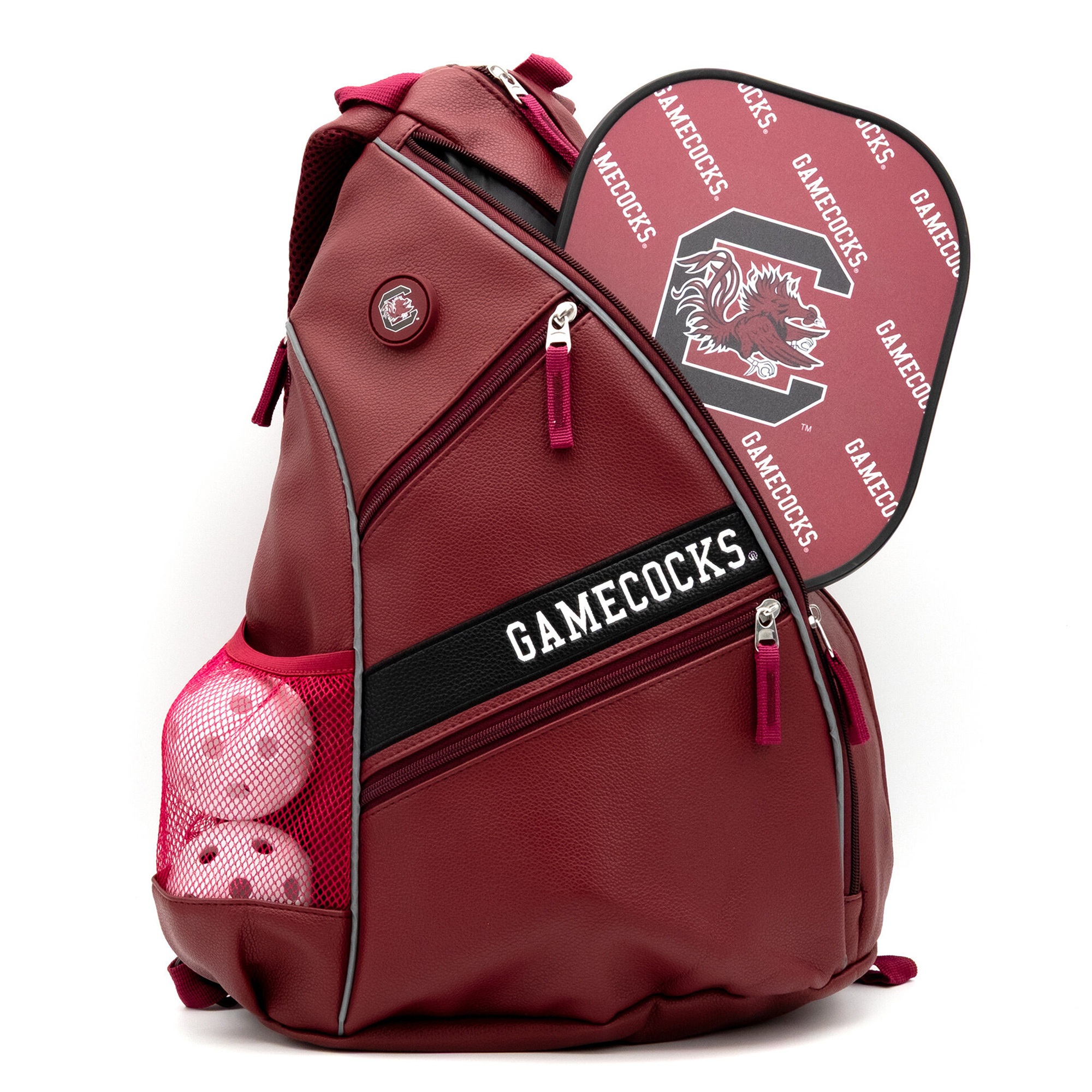 South Carolina Gamecocks Embroidered Team Pickleball Backpack