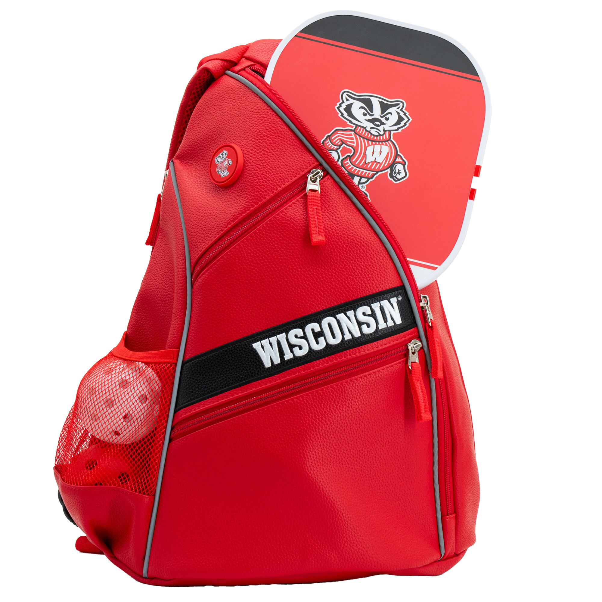 Wisconsin Badgers Embroidered Team Pickleball Backpack Wisconsin Badgers Embroidered Team Pickleball Backpack