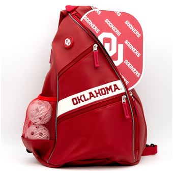 Oklahoma Sooners Embroidered Team Pickleball Backpack
