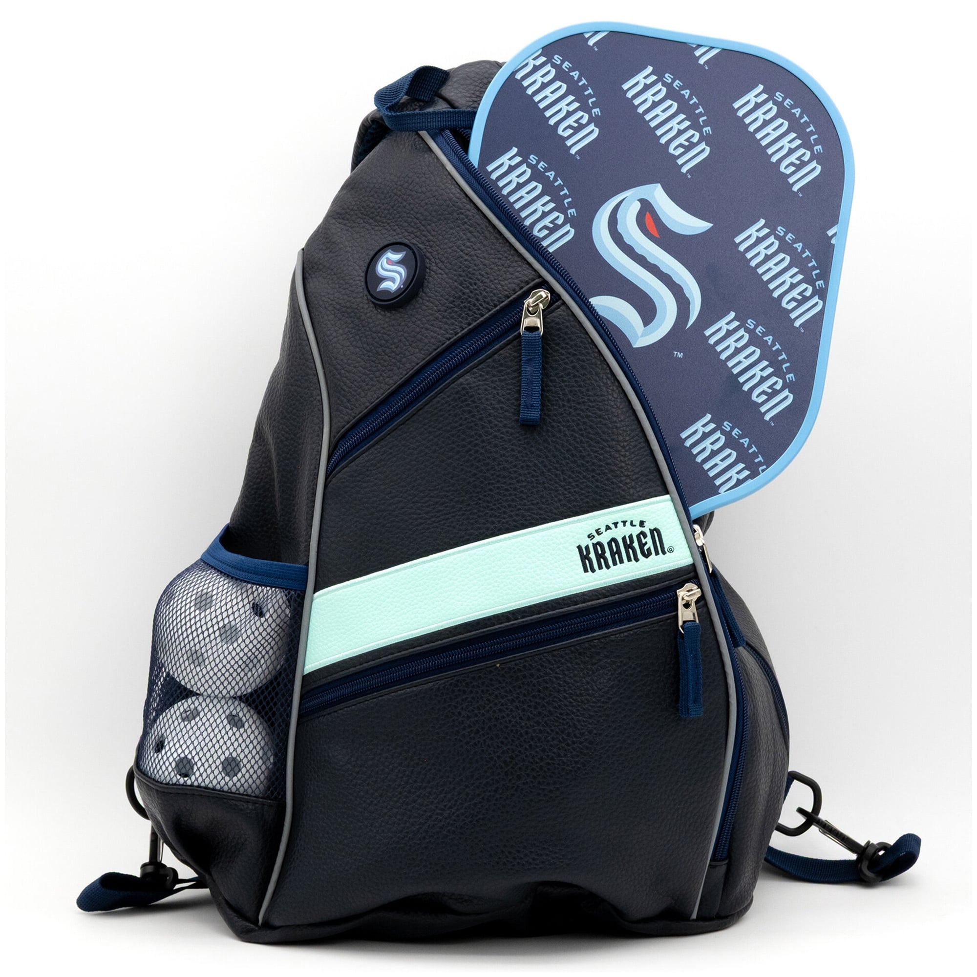 Seattle Kraken Embroidered Team Pickleball Backpack