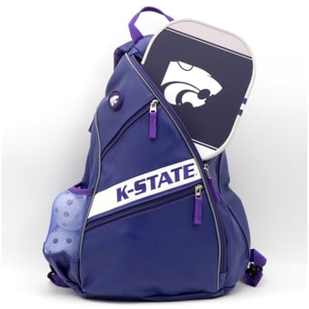 Kansas State Wildcats Embroidered Team Pickleball Backpack