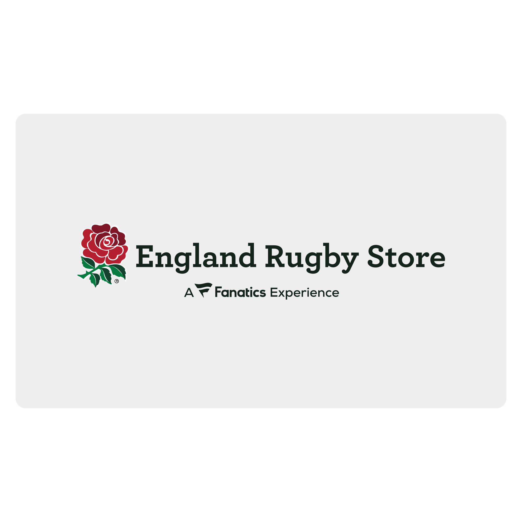 England Rugby eGift Card (£10 - £500): retailer-supplied image