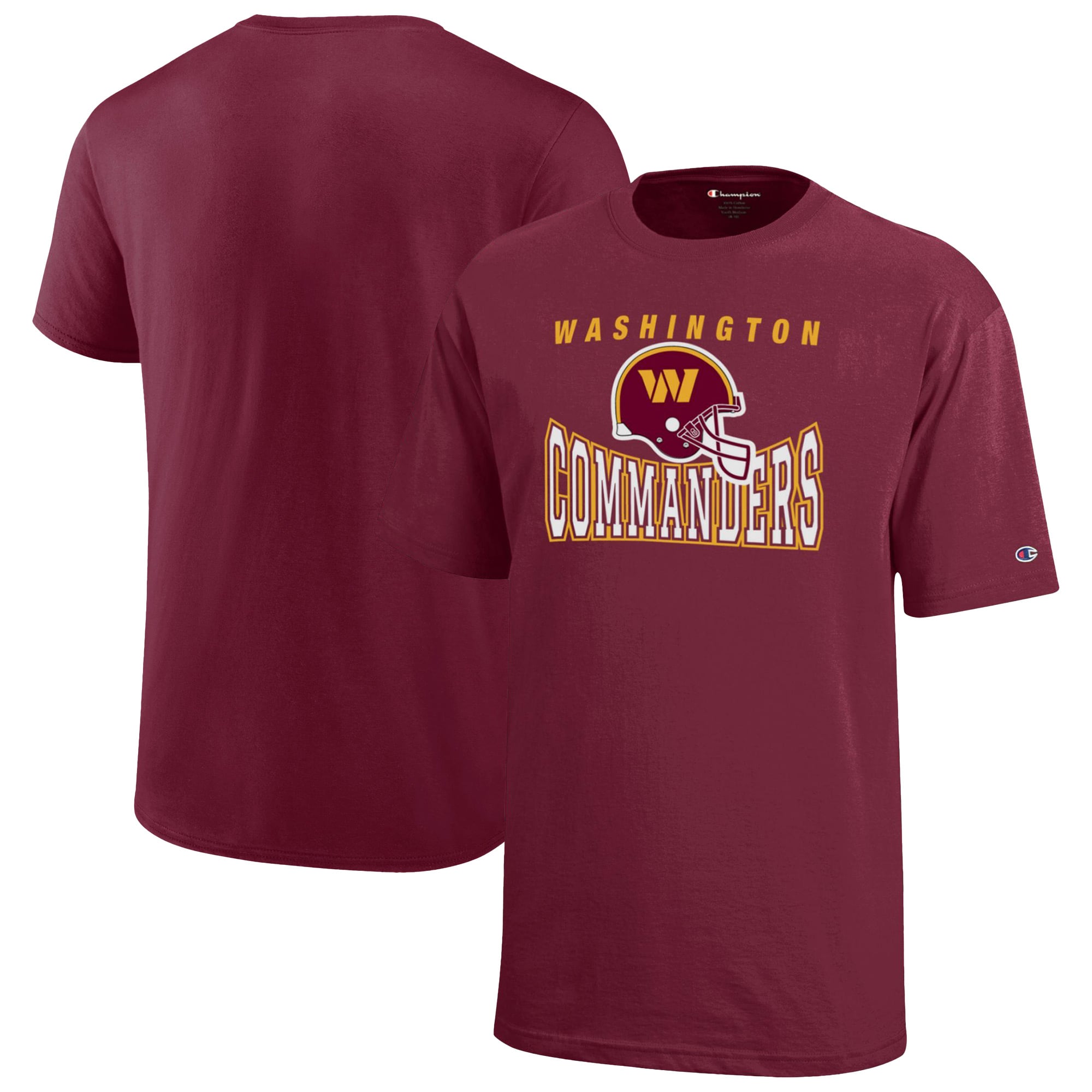 Youth Champion  Burgundy Washington Commanders Graphic T-Shirt