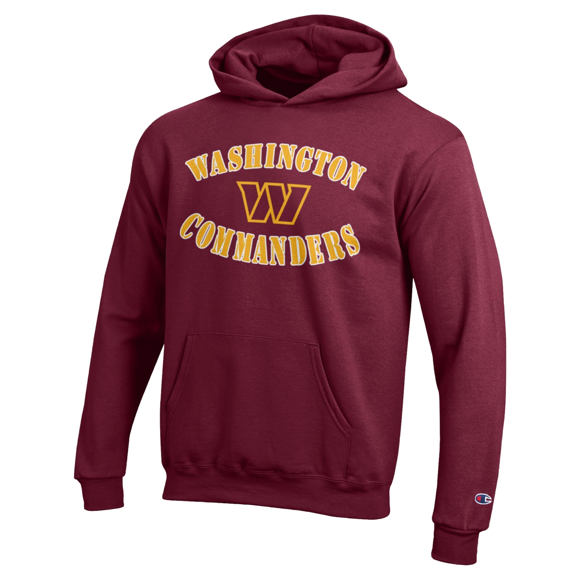 Youth Champion  Burgundy Washington Commanders Powerblend Fleece Hoodie
