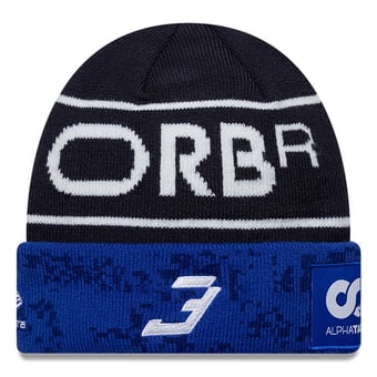 Youth New Era  Royal Red Bull Racing Cuffed Knit Hat