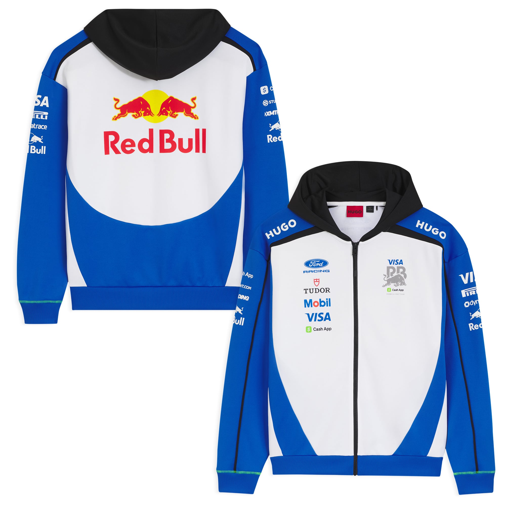 Sudadera con capucha VCARB Hugo 2026 Team con cremallera completa